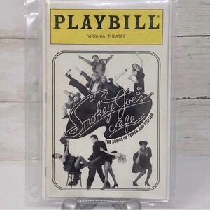 VTG Smokey Joe's Cafe-Gladys Knight Broadway Playbill August 1999